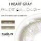 Freshlady I Heart Iris Gray